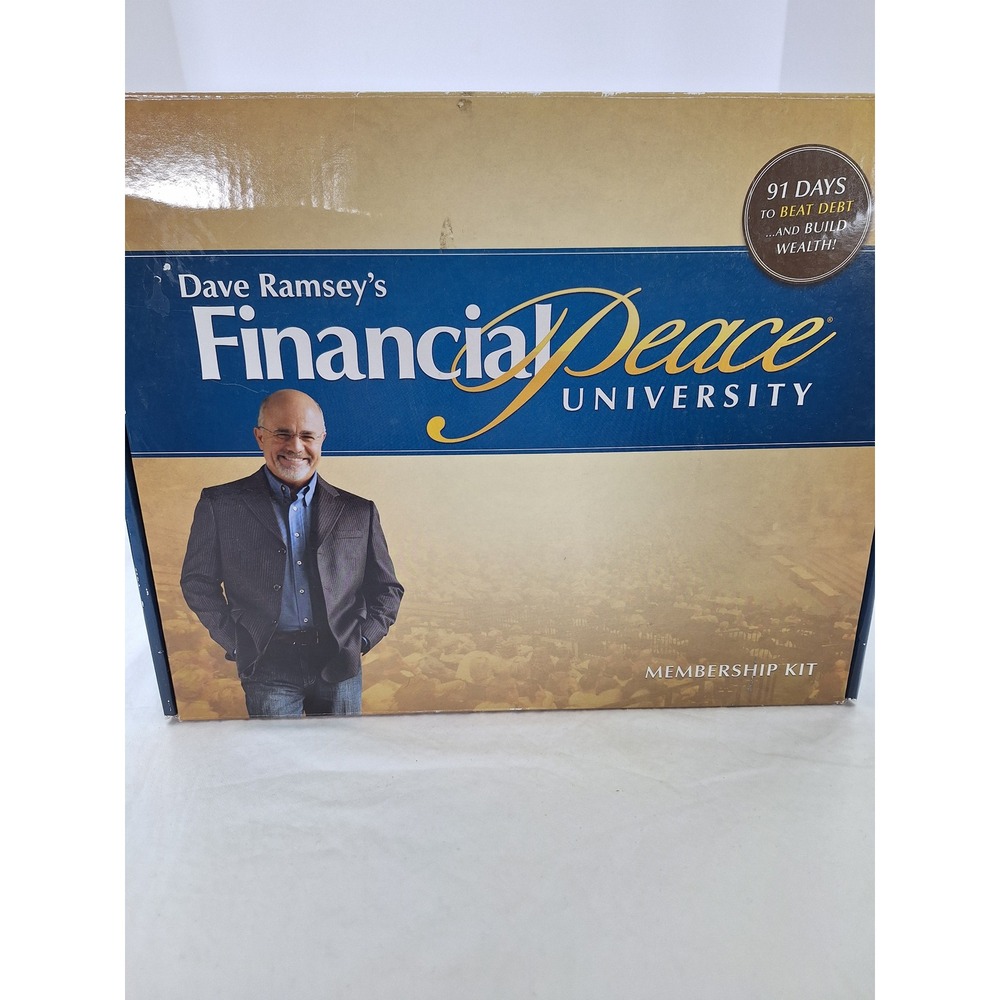 Dave Ramsey Financial Peace University Membership Kit Book Workbook Envelope Set